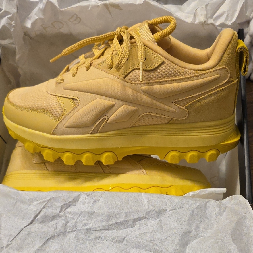 Cardi B Reebok Vibrant Yellow Athletic Shoes